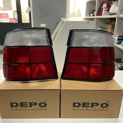 BMW E34 Depo Rear Lights new, red and white