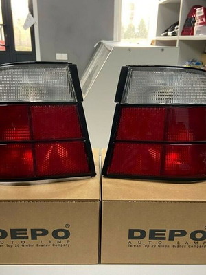 BMW E34 Depo Rear Lights new, red and white