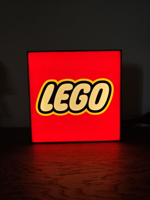 Lego Lightbox like new, 3D print, USB powered 21x21x3.5 cm