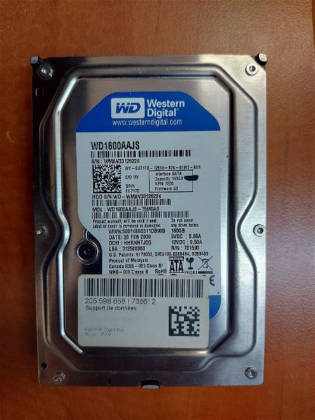  WD Blue 160 GB Desktop Hard Drive: 3.5