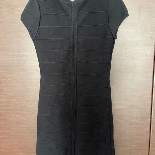 White House Black Market black women's fitted dress used