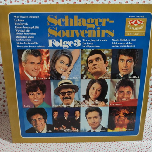 Schlager Souvenirs volume 3 vinyl record
