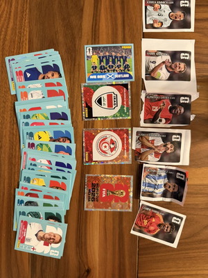 Panini stickers like new, 63 Panini and 6 Coca Cola