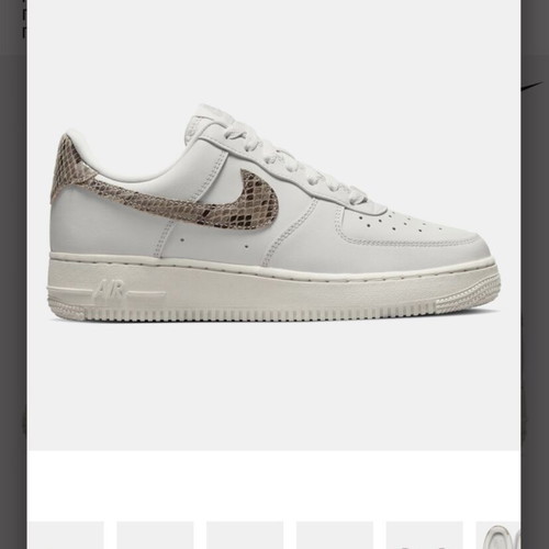 Nike Air Force 1 '07 women's shoes used, white, size 37.5