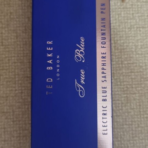 Ted Baker Electric Blue Sapphire Fountain Pen like new