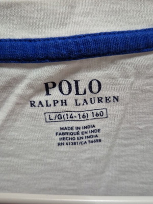 Nike Polo short-sleeve t-shirt for boys, like new, white cotton