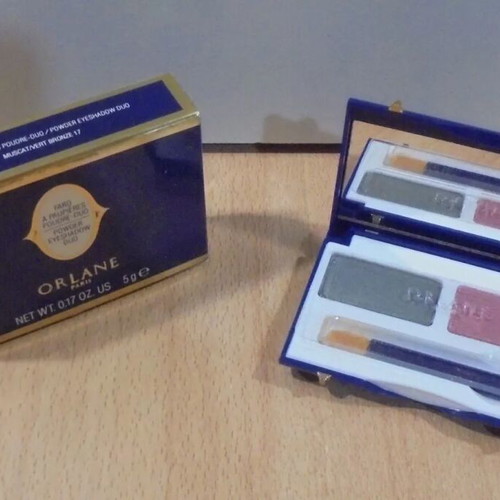Orlane old set with two eyeshadows No17 Muscat / Vert Bronze new