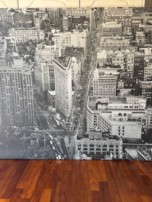 IKEA PREMIÄR Flatiron Building New York Canvas 200x140 cm like new