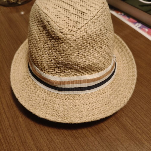 Orchestra straw hat baby boy 12-18 months like new
