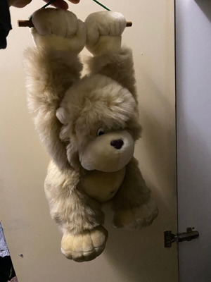 Stuffed monkey used