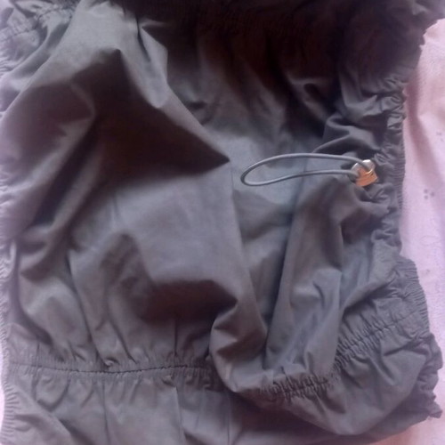 Zara women's strapless top gray like new, size XXL