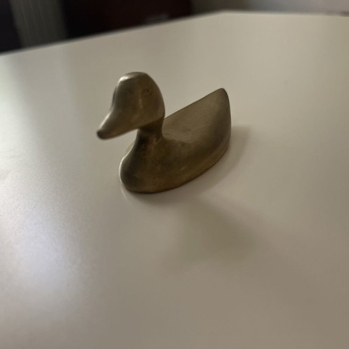 Vintage decorative brass duck like new