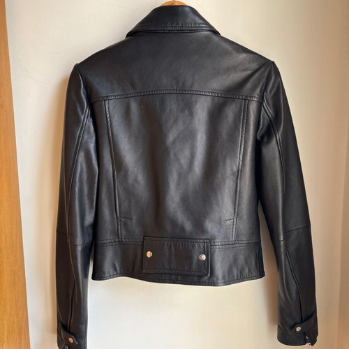 Pinko Leather Jacket like new, 100% Genuine Nappa Leather Black