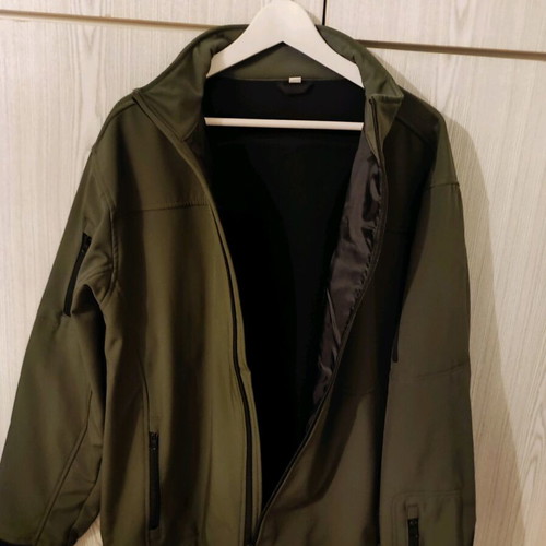 Unbranded handmade jacket new, size Large, khaki
