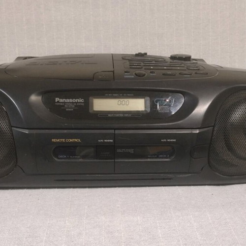 Panasonic RX-DT55 portable radio cassette player used