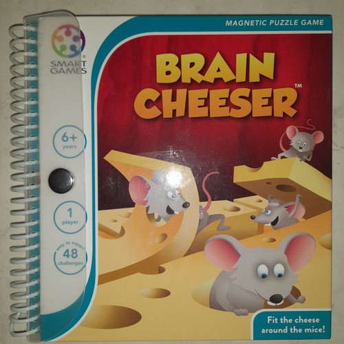 Brain Cheeser magnetic puzzle game like new, educational 6+