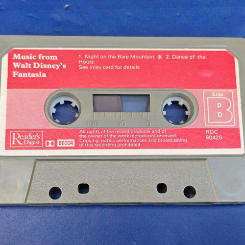 Cassette Music from Walt Disney's Fantasia used, classical