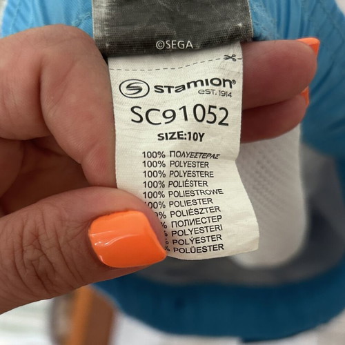 Sonic swimwear for boy 10 years like new, blue
