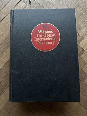 Webster’s Third New International Dictionary of the English Language Unabridged used