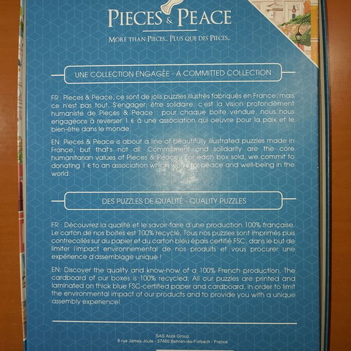 Pieces & Peace Rome 1500-piece puzzle