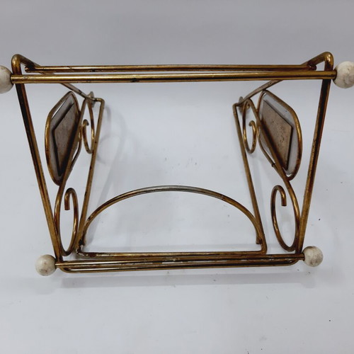Chivas Regal Brass Whiskey Bottle Holder like new, vintage