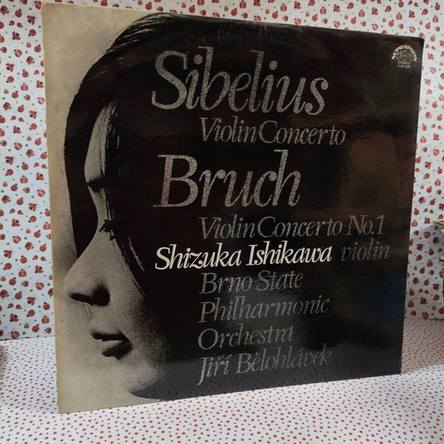 Sibelius Bruch Violin Concerto vinyl record used, classical