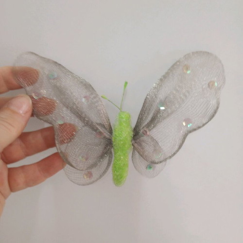 Wire butterflies new, set of 3 pieces