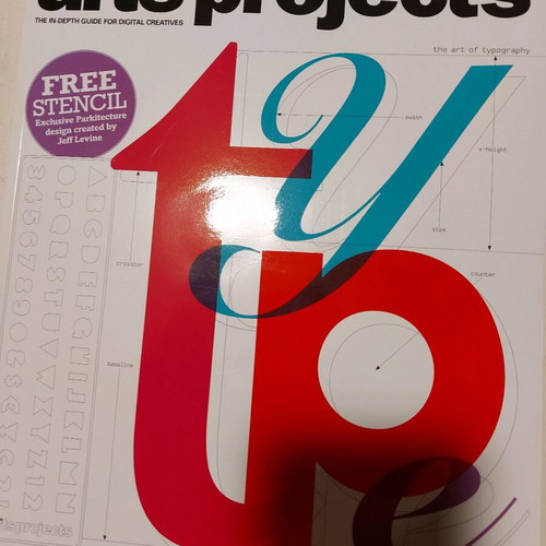 Computer arts projects UK 2007 magazine like new, graphics design, typography, CD