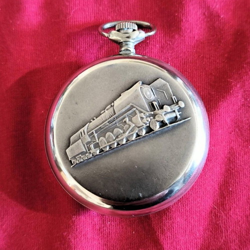 Molnija pocket watch used, Soviet mechanical silver
