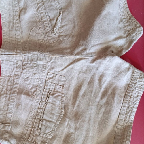 Linen Beige Shorts - xsmall Safari Style