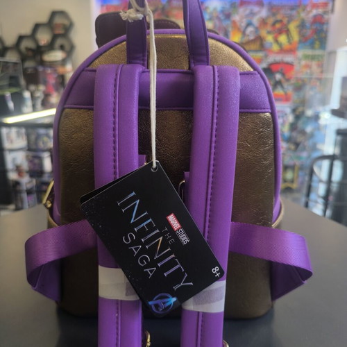 Loungefly Marvel Thanos Infinity Gauntlet Mini Backpack new
