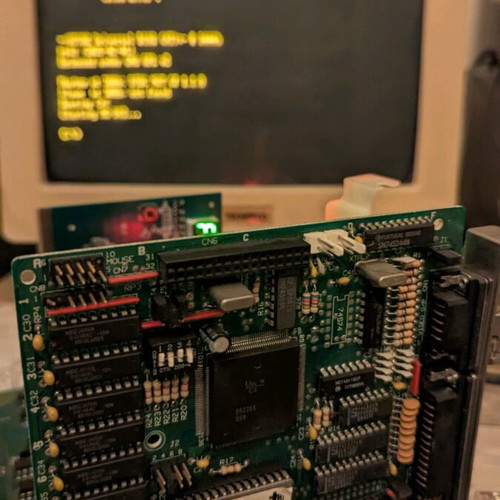 Juko Ultimate EGA+ graphics card used, 256KB ISA 8-bit
