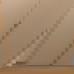 Μασιφ φύλλα ντουλάπας καινούργια, ατόφιο ξύλο, 3 τεμάχια, χρώμα 9003