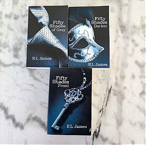 Συλλογή 3 Βιβλίων E. L. James στα Αγγλικά (Fifty Shades of Grey/Πενήντα αποχρώσεις του γκρι)