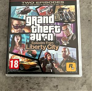 Πωλείται άδεια θήκη για το παιχνίδι grand theft auto Episodes from liberty city PS3