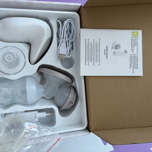 Cangaroo Electric Single Breast Pump Gentle Touch battery beige like new