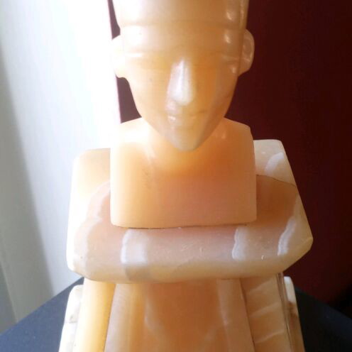 Nefertiti Queen Statue from Onyx with Internal Lighting used