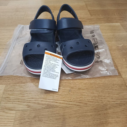 Crocs sandals new, size 34-35, navy blue