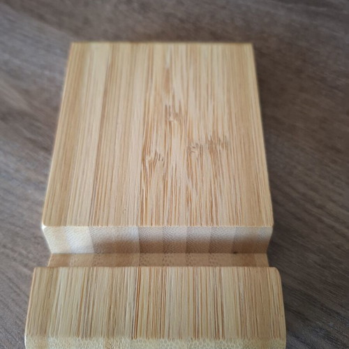 Wooden mobile-tablet stand like new in light color