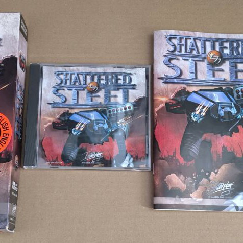 Shattered Steel PC CD-ROM like new, Big Box