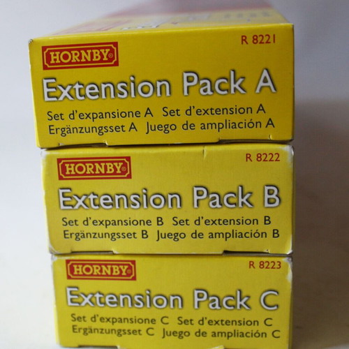 Track Extension Pack A+B+C set of 3 Lima Rivarossi Jouef Thomas Train new