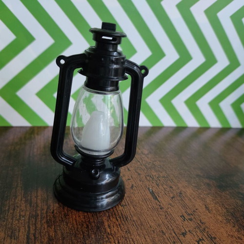 Miniature lantern like new with battery and switch