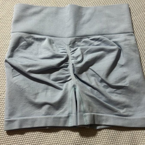Shein blue leggings shorts size XS like new