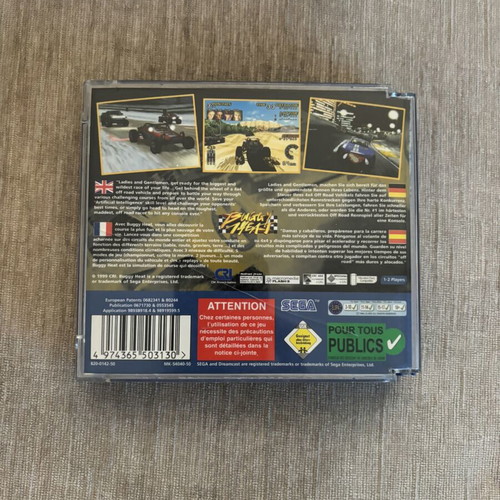 Buggy Heat SEGA Dreamcast game, English version