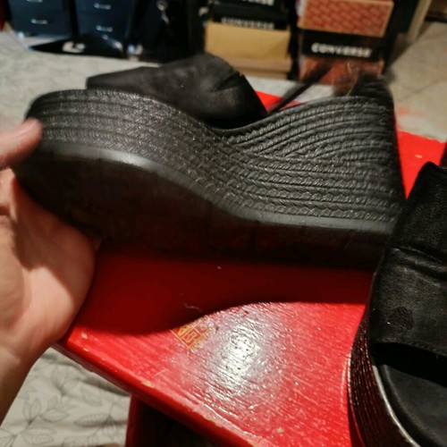 Estil sandals used, size 39, black
