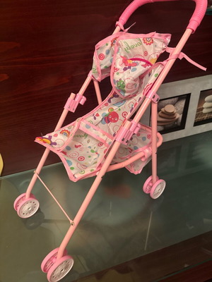 Παιδικό καροτσάκι για κούκλες σαν καινούργιο, ροζ