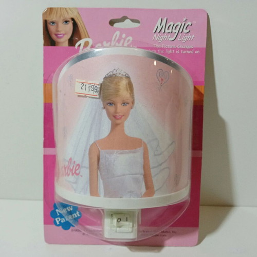 Mattel Barbie night light 1999 new European power 230V-50Hz