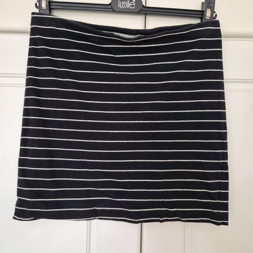 Set of two elastic mini skirts H&M like new, black and gray