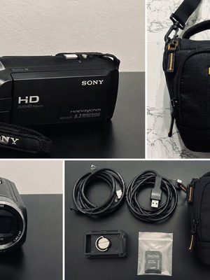 Sony HDR-CX240 Full HD βιντεοκάμερα μεταχειρισμένη με τσάντα και αξεσουάρ