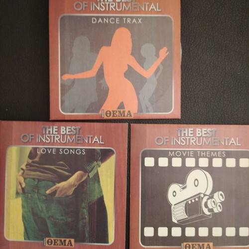 The Best Of Instrumentals like new, pack of 3 CDs